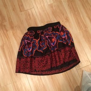 colorful skirt